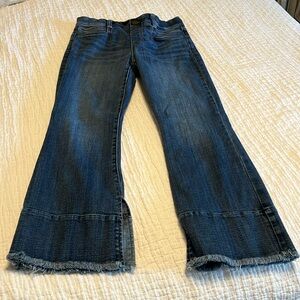 Liverpool cropped flare jeans